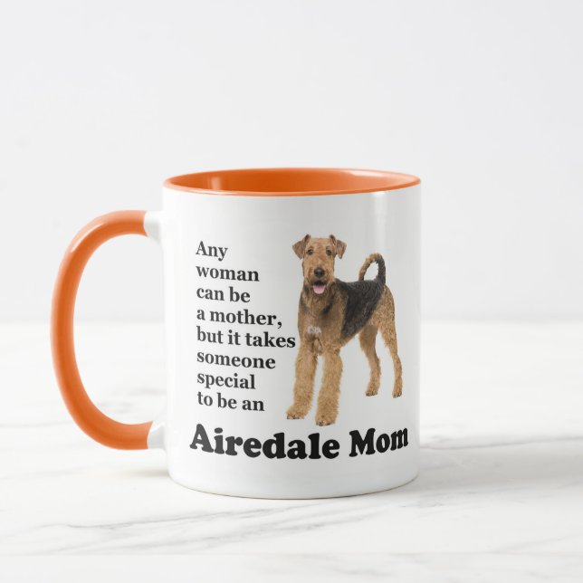 Taza Airedale Mom Mug (Izquierda)