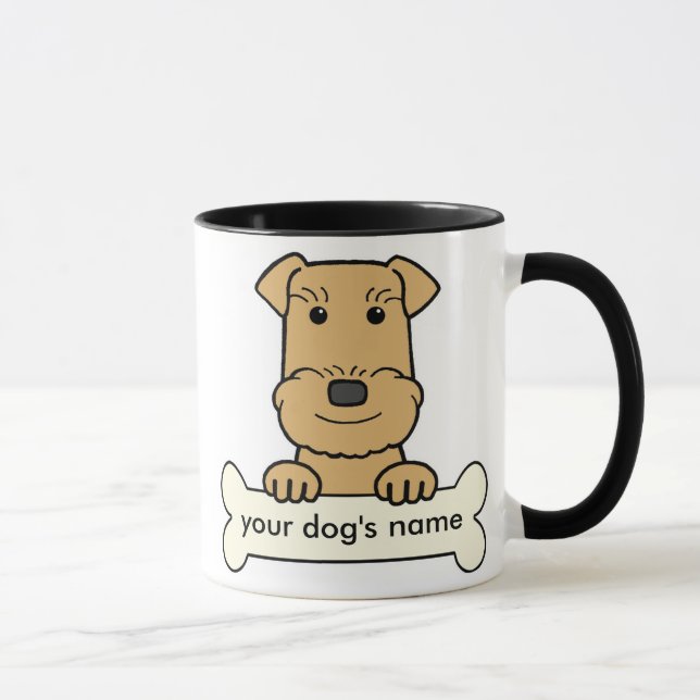 Taza Airedale personalizado (Derecha)
