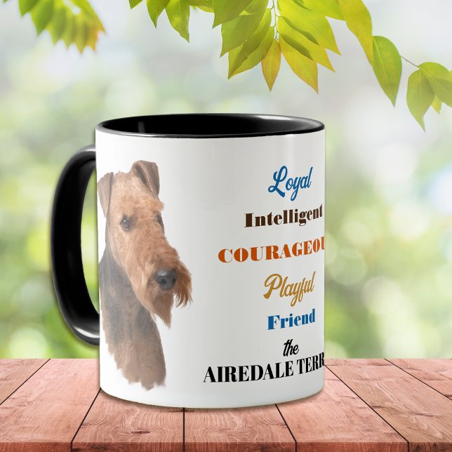 Taza Airedale Terrier Dog Loyal Friend (Subido por el creador)
