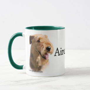 Taza Airedale Terrier Trivia Mug