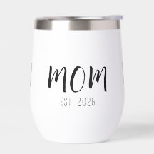 Taza aislada de regalo para mamá establecida