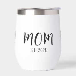 Taza aislada de regalo para mamá establecida