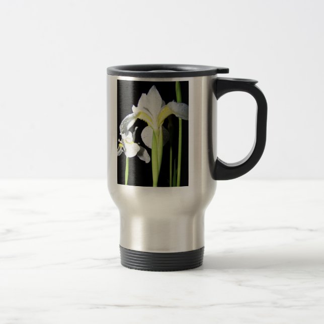 Taza aislada iris del agua (Derecha)
