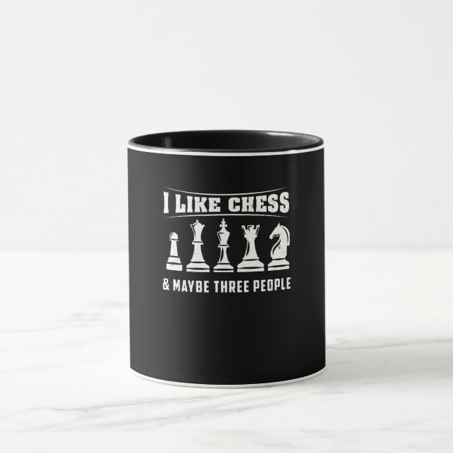 Taza Ajedrez - Me gusta el ajedrez (Centro)