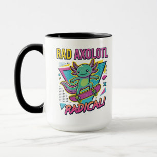 Taza Ajolote de skateboard vintage de los 90 Neotenia r