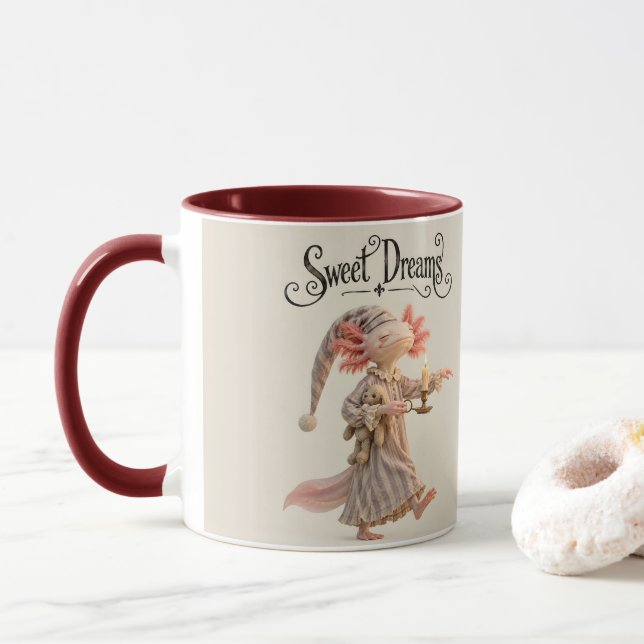 Taza Ajolote Sonámbulo (Con donut)