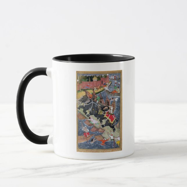 Taza Akbar domestica el elefante salvaje, Hawa'i (Izquierda)