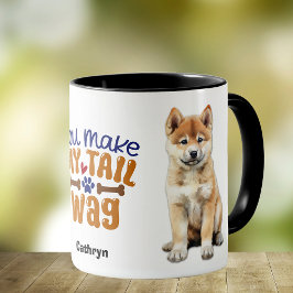 Taza Akita Cuppy Perro Me Haces La Mordaza