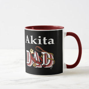 Taza Akita Dog Dad