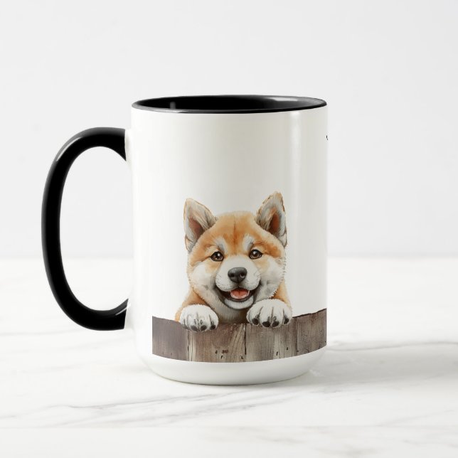Taza Akita Inu Dog Mug (Izquierda)