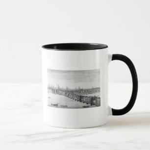 Taza Al oeste frente del puente de Londres, 1749