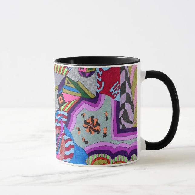 Taza Ala rota, Ala abstracta (Derecha)