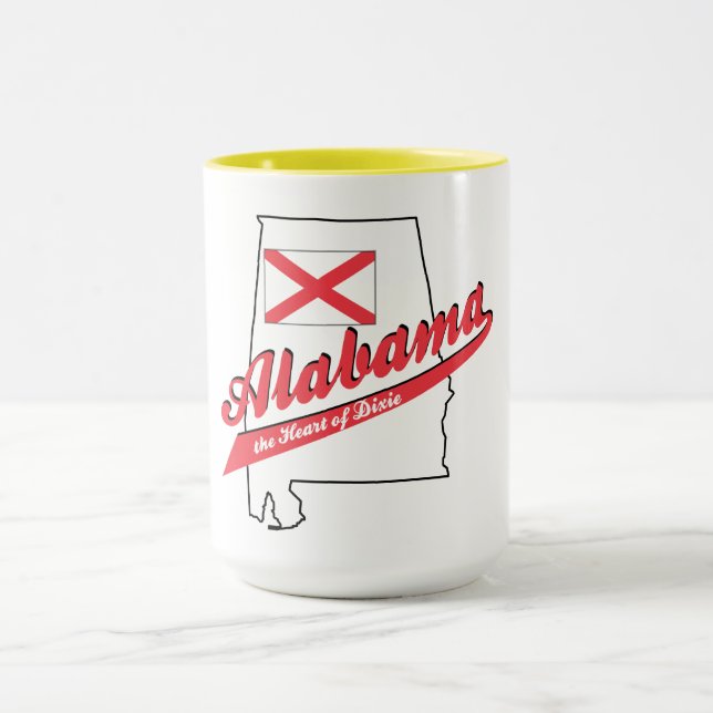 Taza Alabama Corazón de Dixie (Centro)