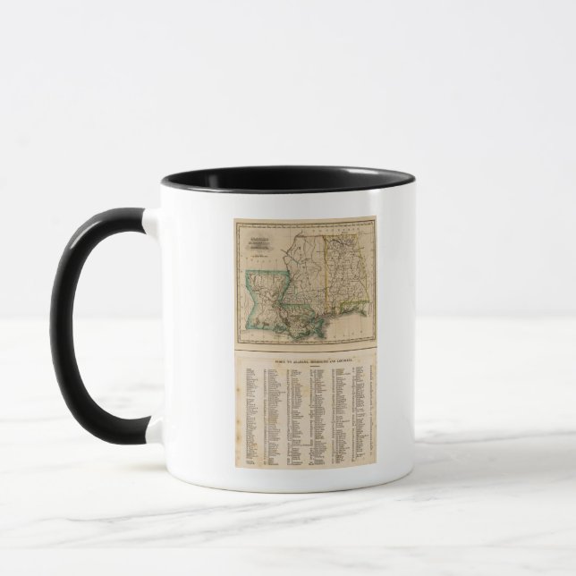 Taza Alabama, Misisipi, Luisiana (Izquierda)