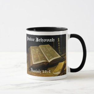 Taza Alabanza Jehová - la biblia Van Gogh