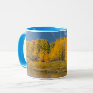 Taza Álamos coloreados de otoño