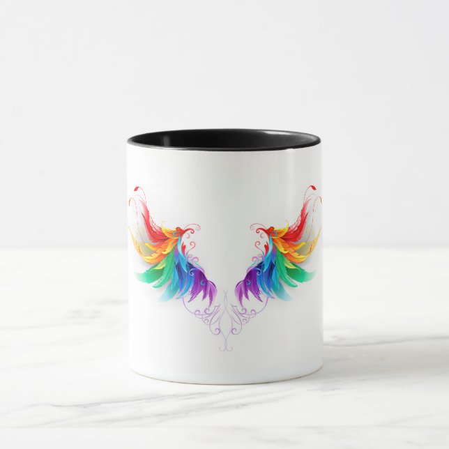 Taza Alas del arco iris fluidas (Centro)