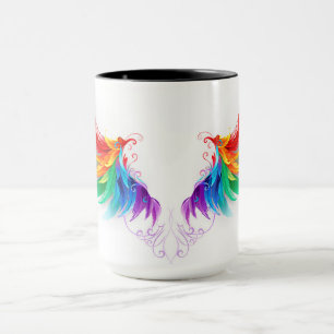 Taza Alas del arco iris fluidas