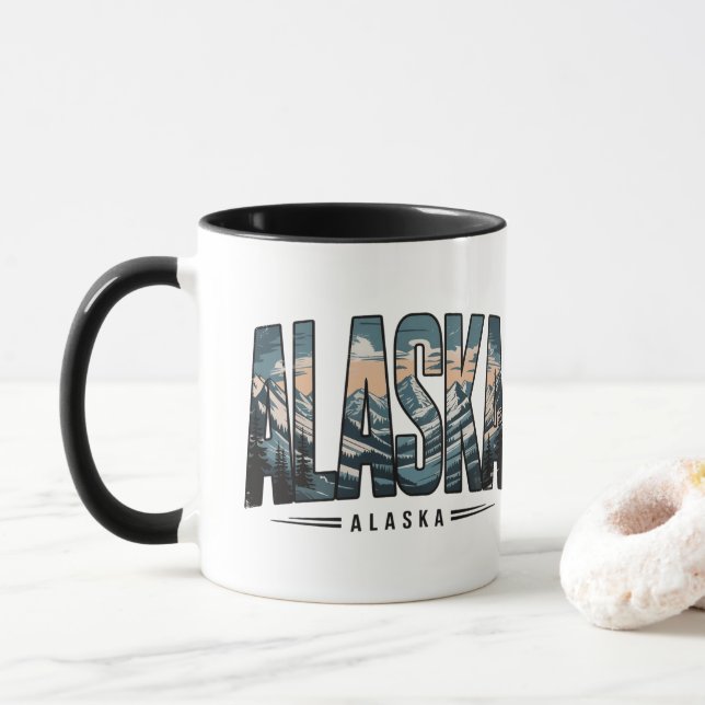 Taza Alaska  (Con donut)