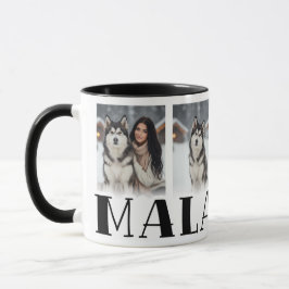 Taza Alaskan Malamute Foto Personalizada Amantes de Per