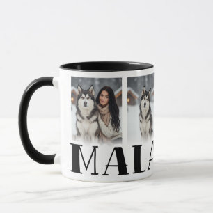 Taza Alaskan Malamute Foto Personalizada Amantes de Per