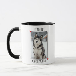 Taza Alaskan Malamute Personalized Photo Dog Lover