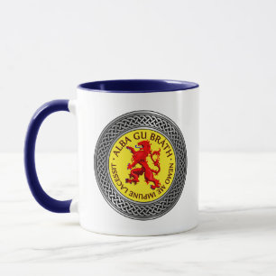 Taza Alba Gu Brath Lion Rampant Knot