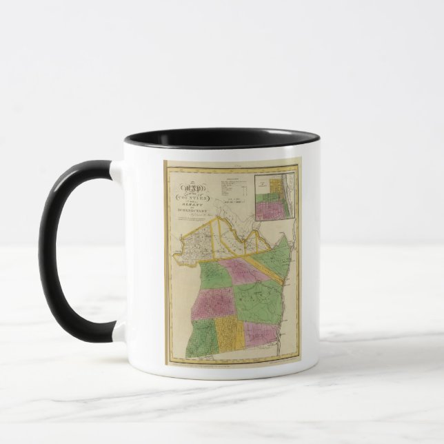 Taza Albany, condados de Schenectady (Izquierda)