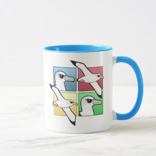 Taza Albatros de cuatro colores