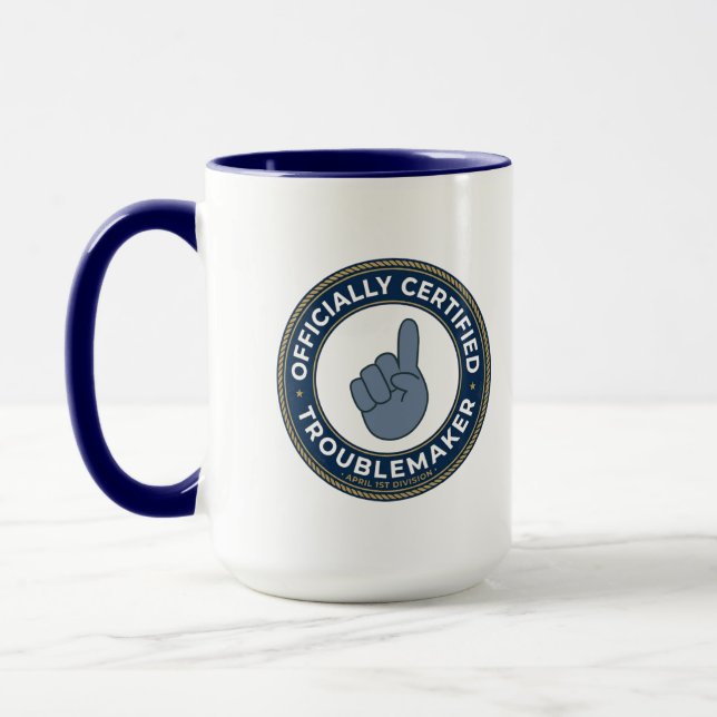 Taza Alborotador Oficialmente Certificado (Izquierda)