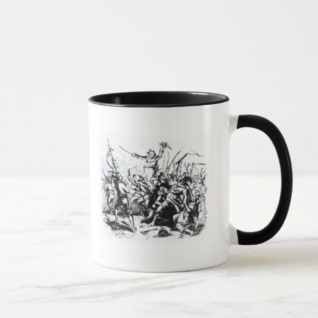 Taza Alborotadores del Luddite, 1811-12 (Derecha)