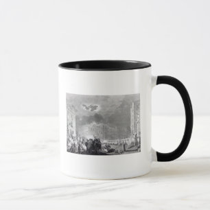 Taza Alboroto en calle amplia, junio de 1780