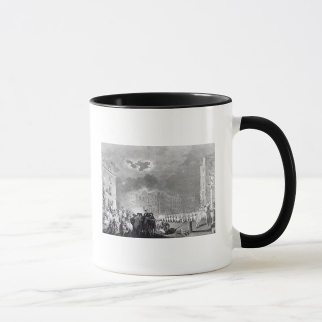 Taza Alboroto en calle amplia, junio de 1780 (Derecha)