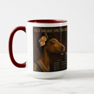 Taza Álbum de vacaciones de Filly: una parodia