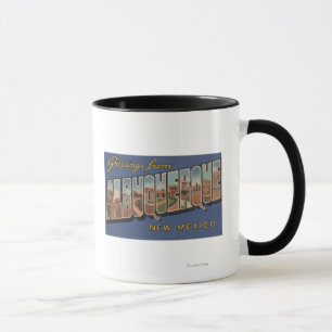 Taza Albuquerque, New México - escenas grandes de la