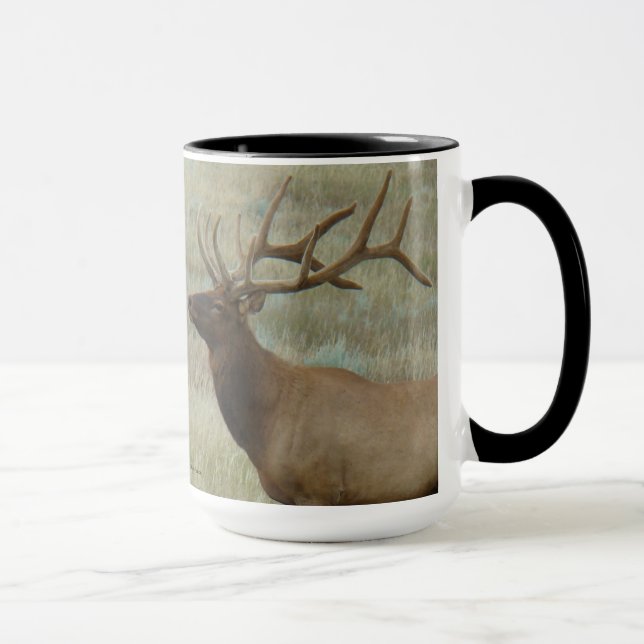 Taza Alce toro E9 en terciopelo (Derecha)