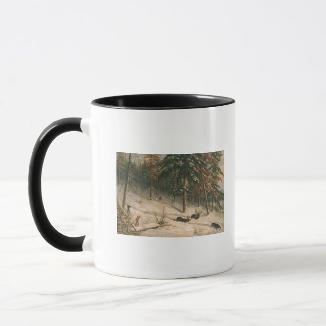 Taza Alces de la caza (Izquierda)