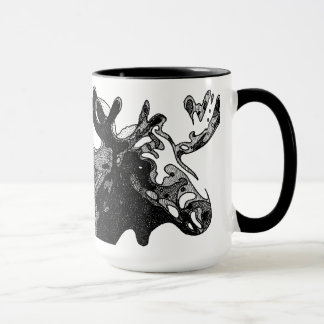 Taza Alces marcados con rayitas cruzadas