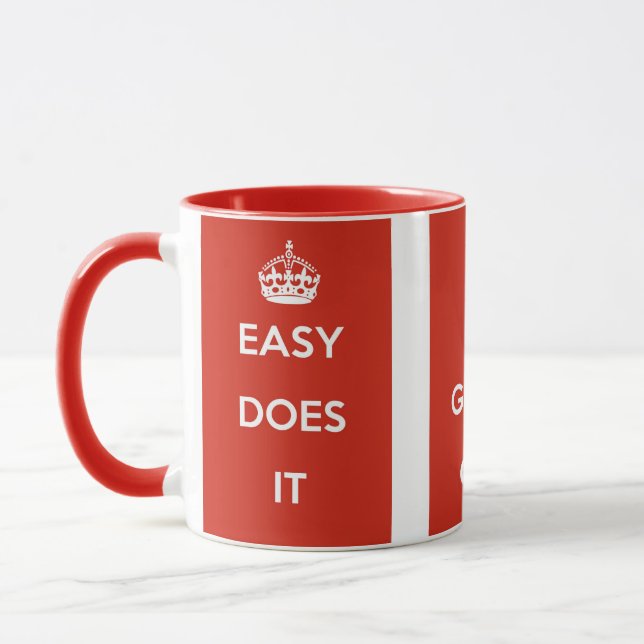 Taza Alcoholics Anonymous Slogans  (Izquierda)