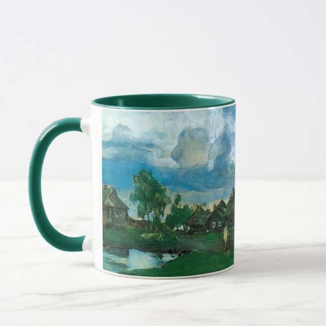 Taza Aldea rusa Valentin Serov (Izquierda)