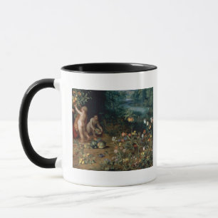 Taza Alegoría de la abundancia, detalle