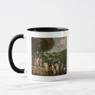 Taza Alegoría de la boda de Louis XIV en 1631