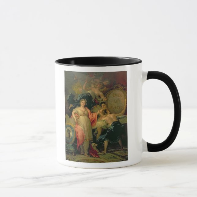 Taza Alegoría de la ciudad de Madrid, 1810 (Derecha)