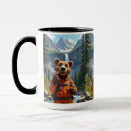 Taza Alegre abrazo del oso de rescate