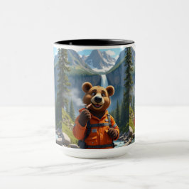 Taza Alegre abrazo del oso de rescate