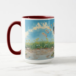 Taza Alegre café de amor de Boston Terrier