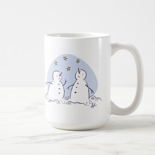 Taza alegre de Snowfolk (Derecha)