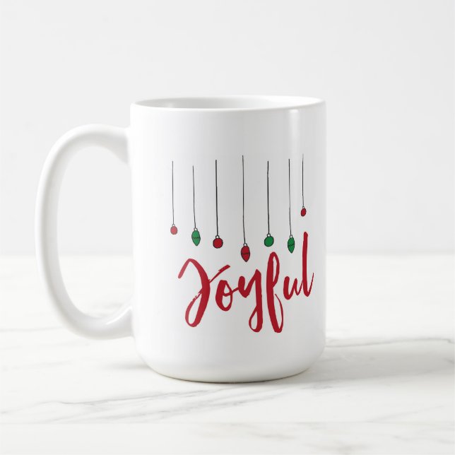 Taza alegre del ornamento (Izquierda)