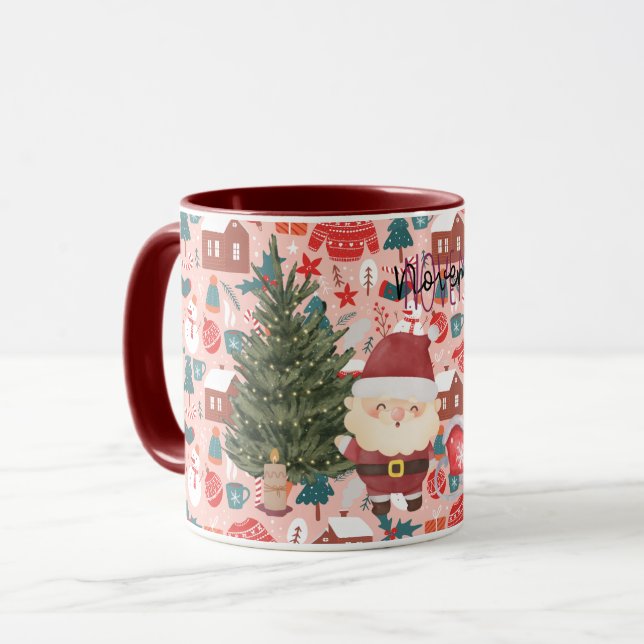 Taza Alegre festivo: sus Navidades perfectos (Anverso izquierdo)