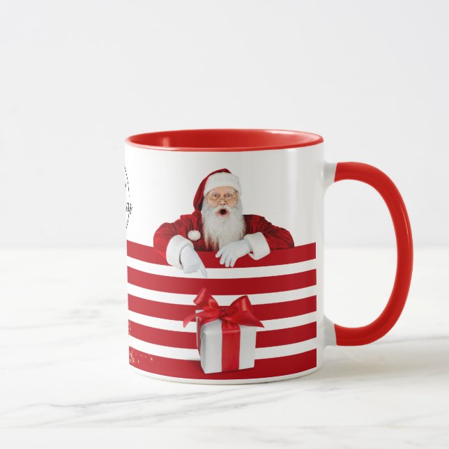 Taza alegre navidad santa mug (Derecha)
